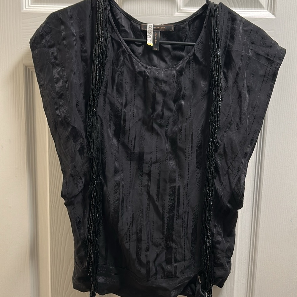 Elegant Black Sheer Top